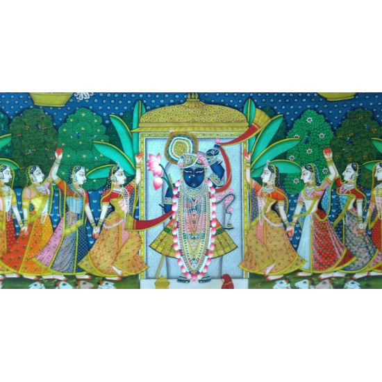 Sharad Poornima . Fine work ~ { 3X4 Feet }